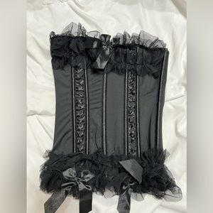 seven til midnight black corset Small